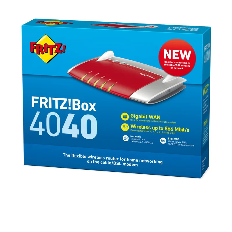 FRITZ! VPN-Router Box 4040 International wireless router – slika 3
