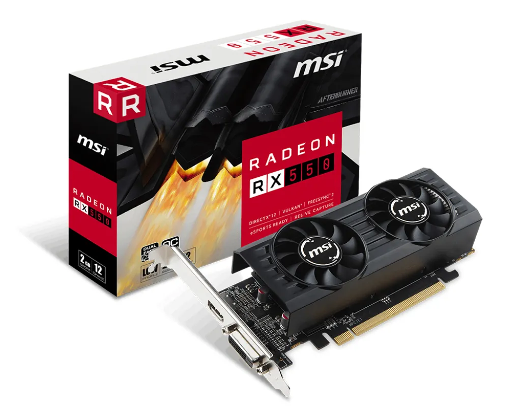MSI Radeon RX 550 2GT LP OC – slika 5