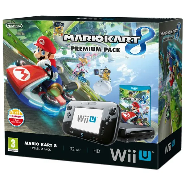 Nintendo Mario Kart 8 Wii U Premium Pack + Wii Fit U