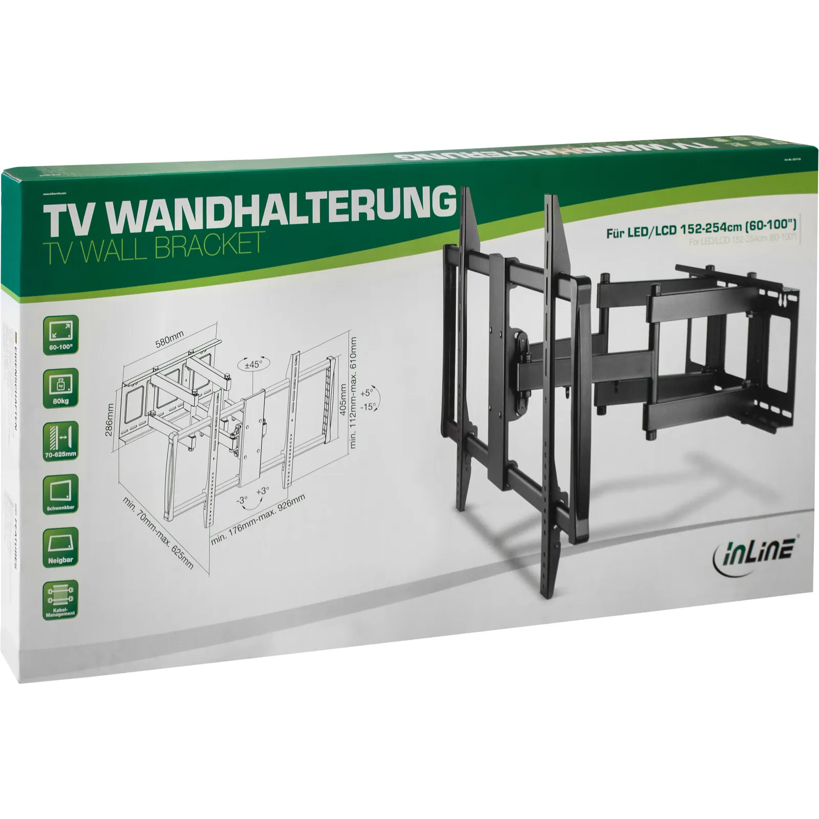 InLine 23111A TV mount/stand – slika 3