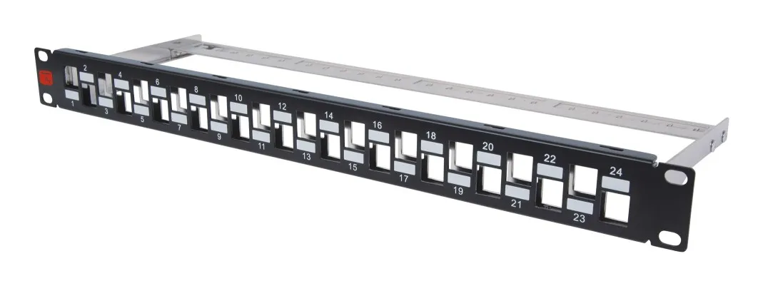 Techly I-KS PP-24-BKST patch panel