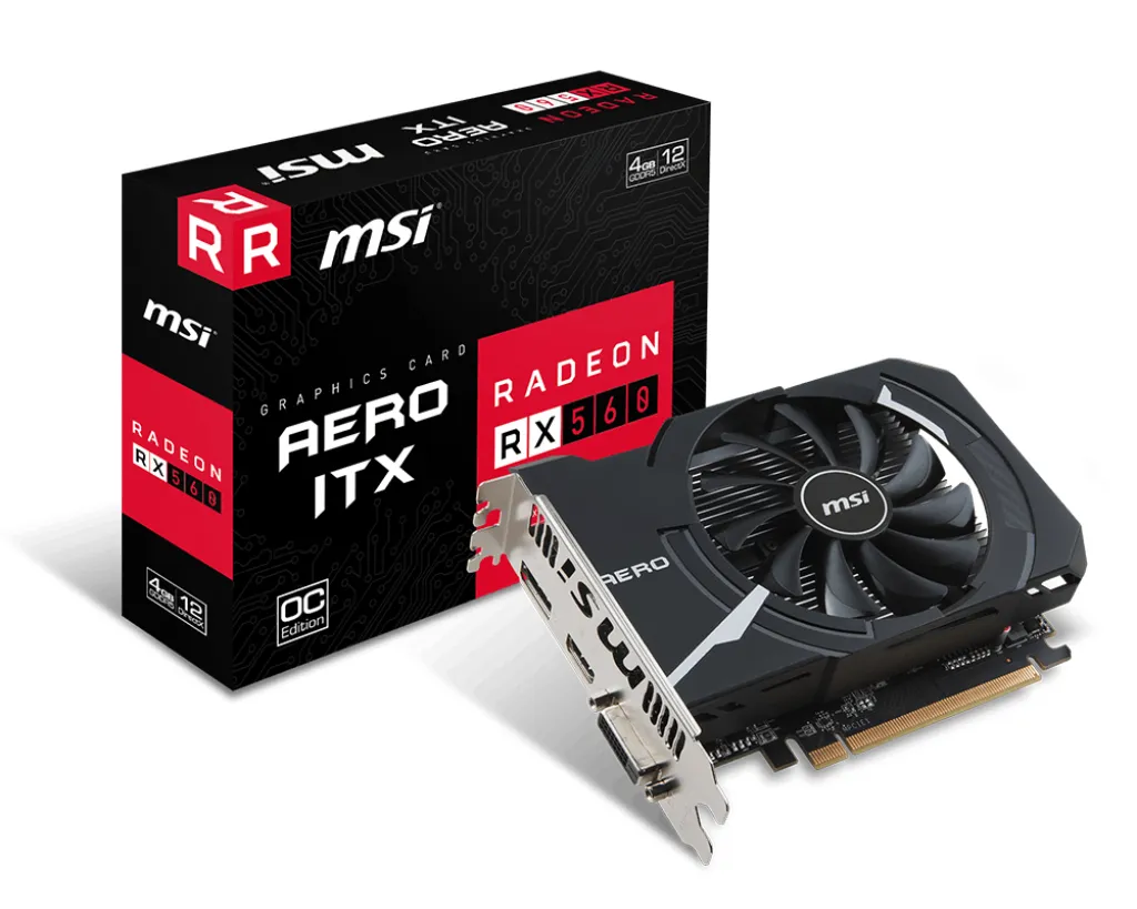 MSI AERO ITX RX 560 4G OC graphics card – slika 5