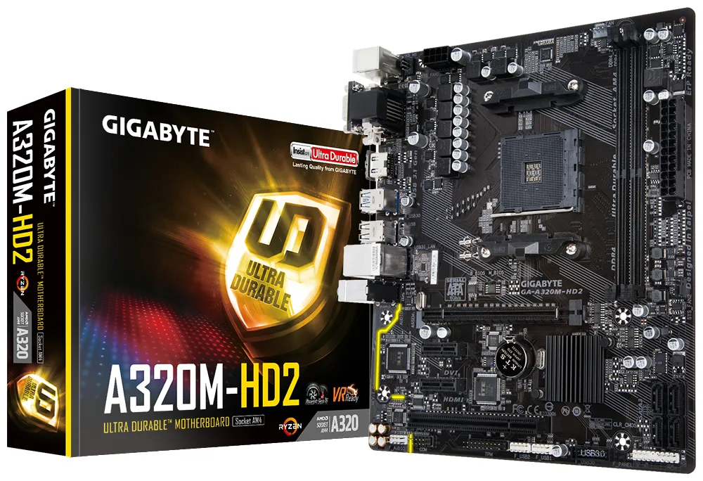 GIGABYTE GA-A320M-HD2 motherboard