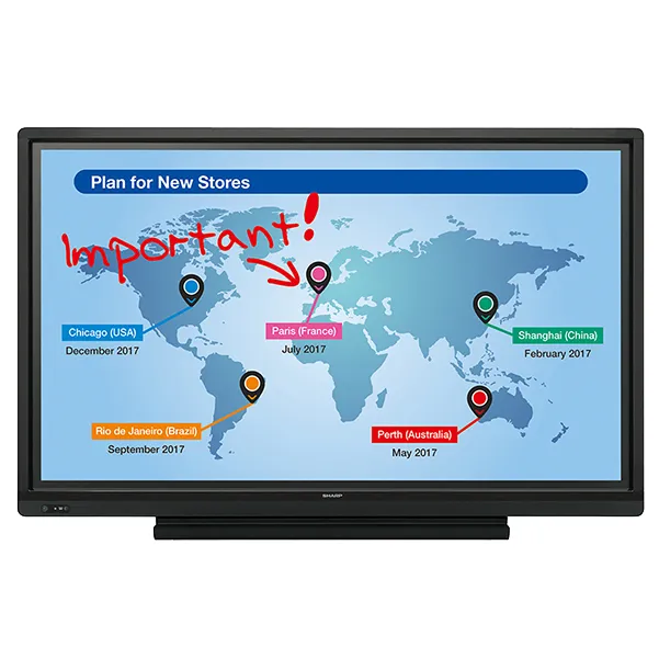 Sharp PNL703W interactive whiteboard