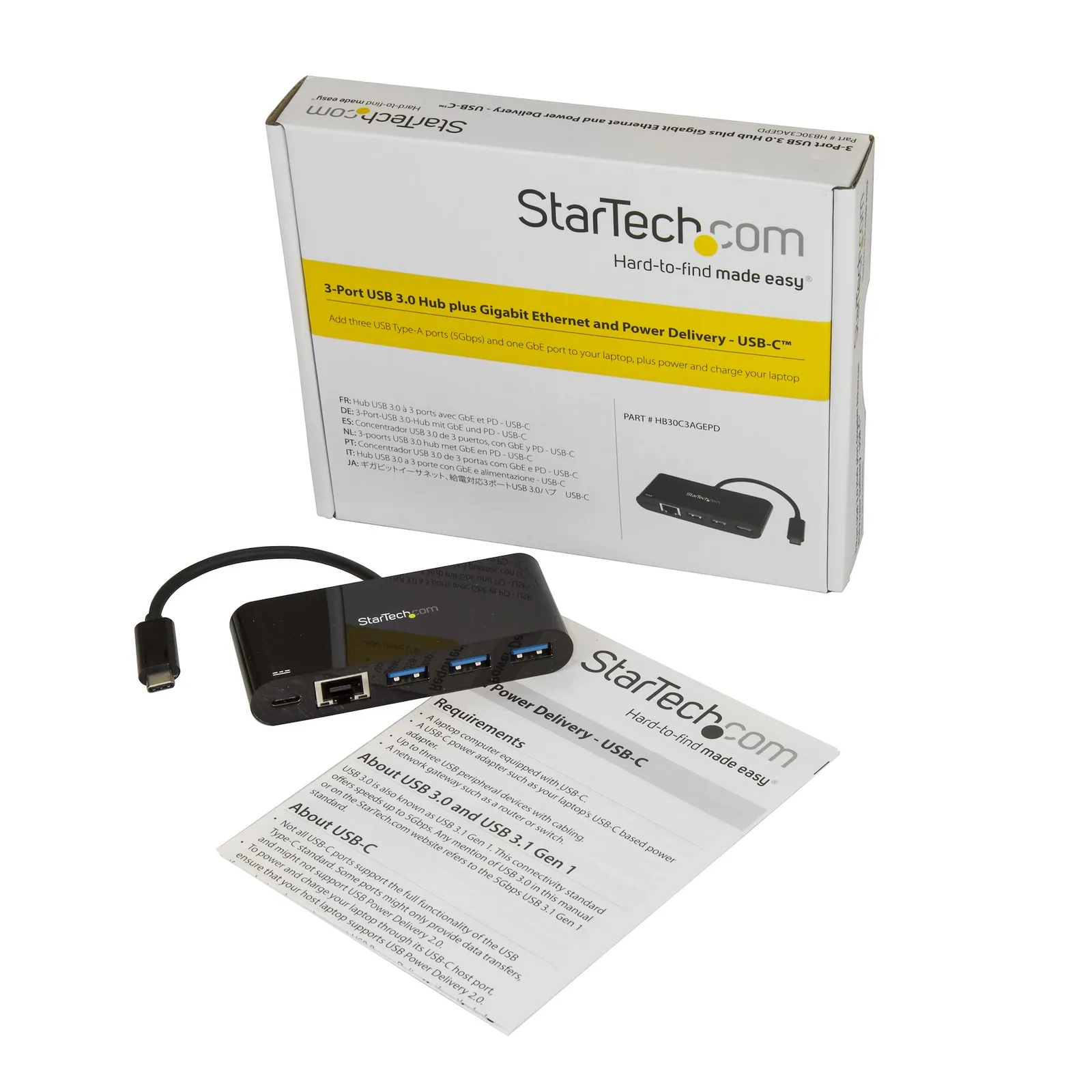 StarTech.com HB30C3AGEPD laptop dock/port replicator – slika 5