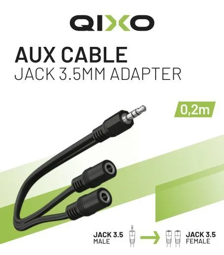 Qixo QXJACK35MF02MK audio cable – slika 5