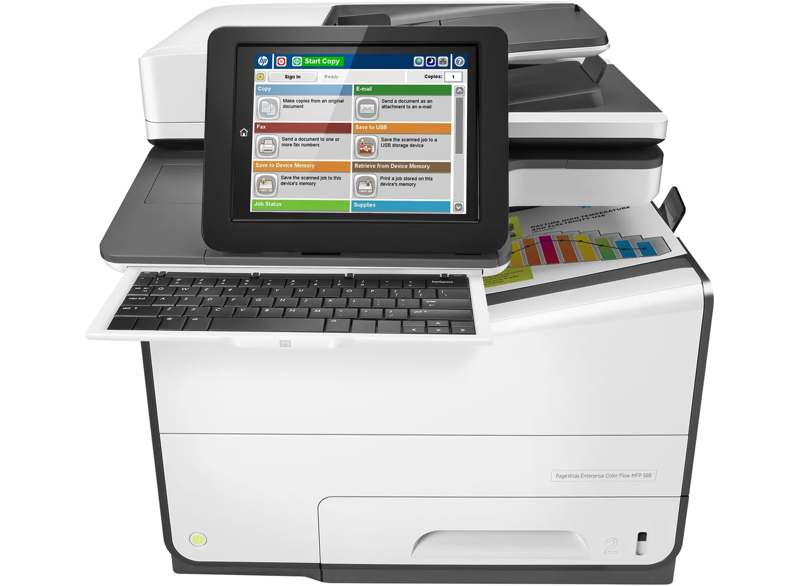 HP PageWide Enterprise Color Flow MFP 586z