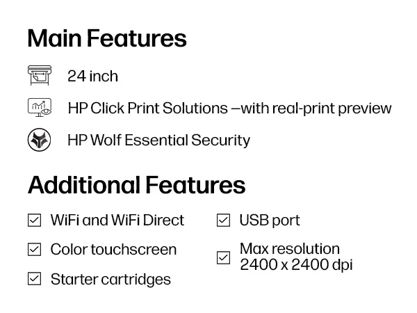 HP DesignJet T210 24-in Printer large format printer – slika 7
