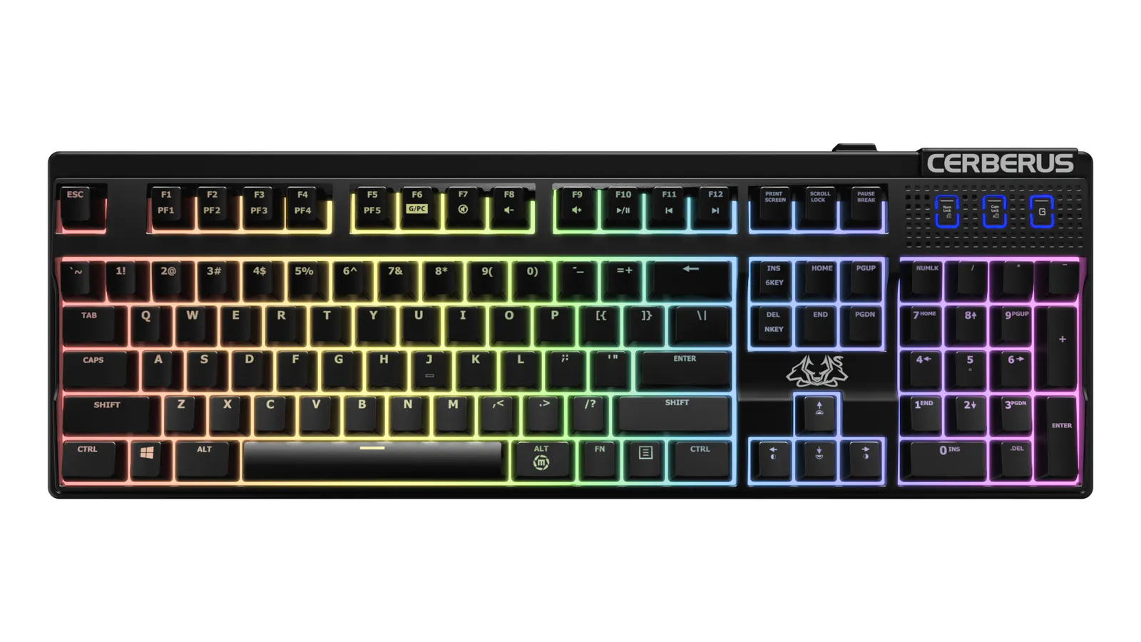 ASUS Cerberus Mech RGB Brown Switch US Black USB keyboard