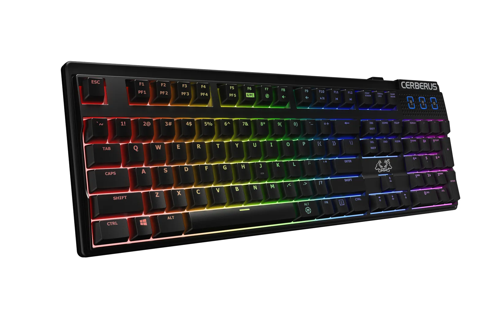 ASUS Cerberus Mech RGB Red Switch US Black USB keyboard – slika 4