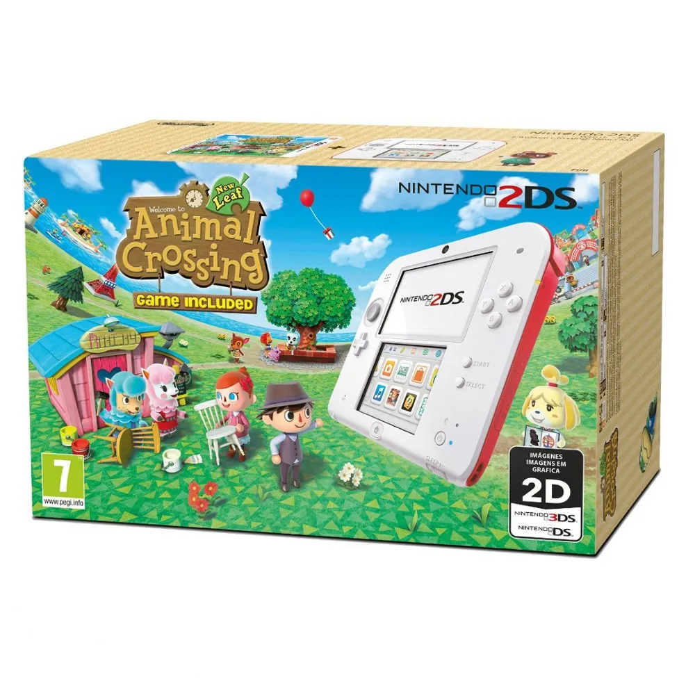 Nintendo 2DS, Pack Animal Crossing New Leaf portable game console