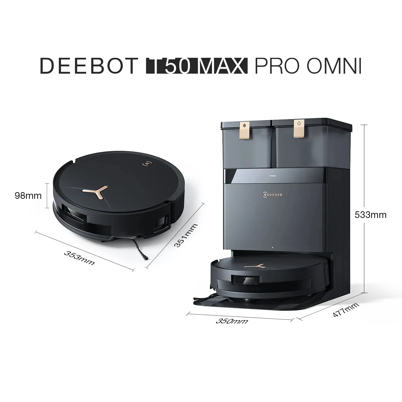 Ecovacs Deebot T50 Max Pro – slika 2