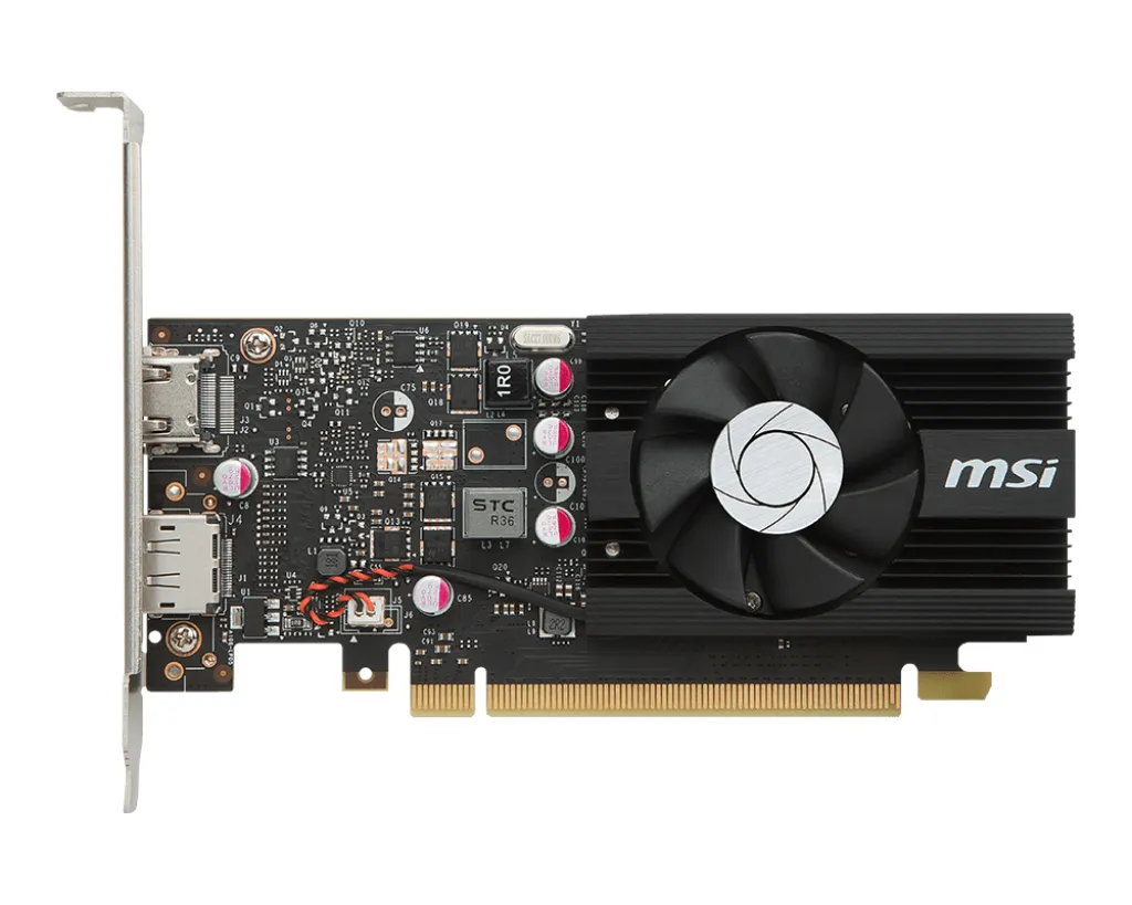 MSI GT 1030 2G LP OC graphics card