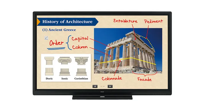 Sharp PN70SC5 interactive whiteboard