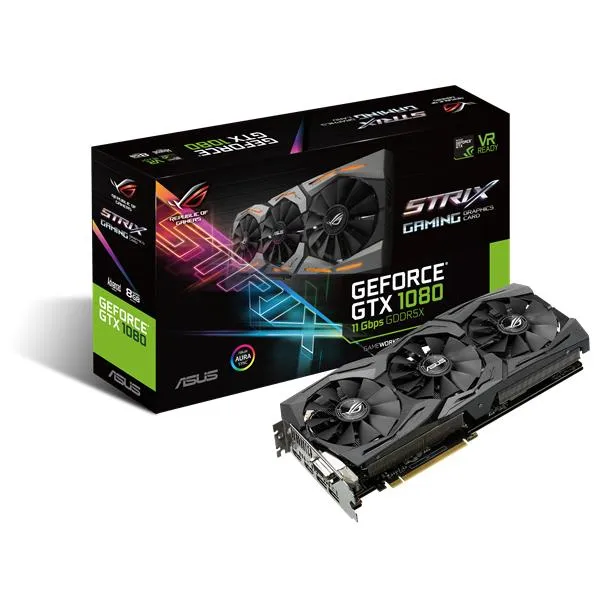 ASUS ROG-STRIX-GTX1080-A8G-11GBPS graphics card