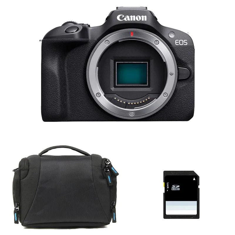 Canon EOS R100 + Sac + Carte SD 8 Go