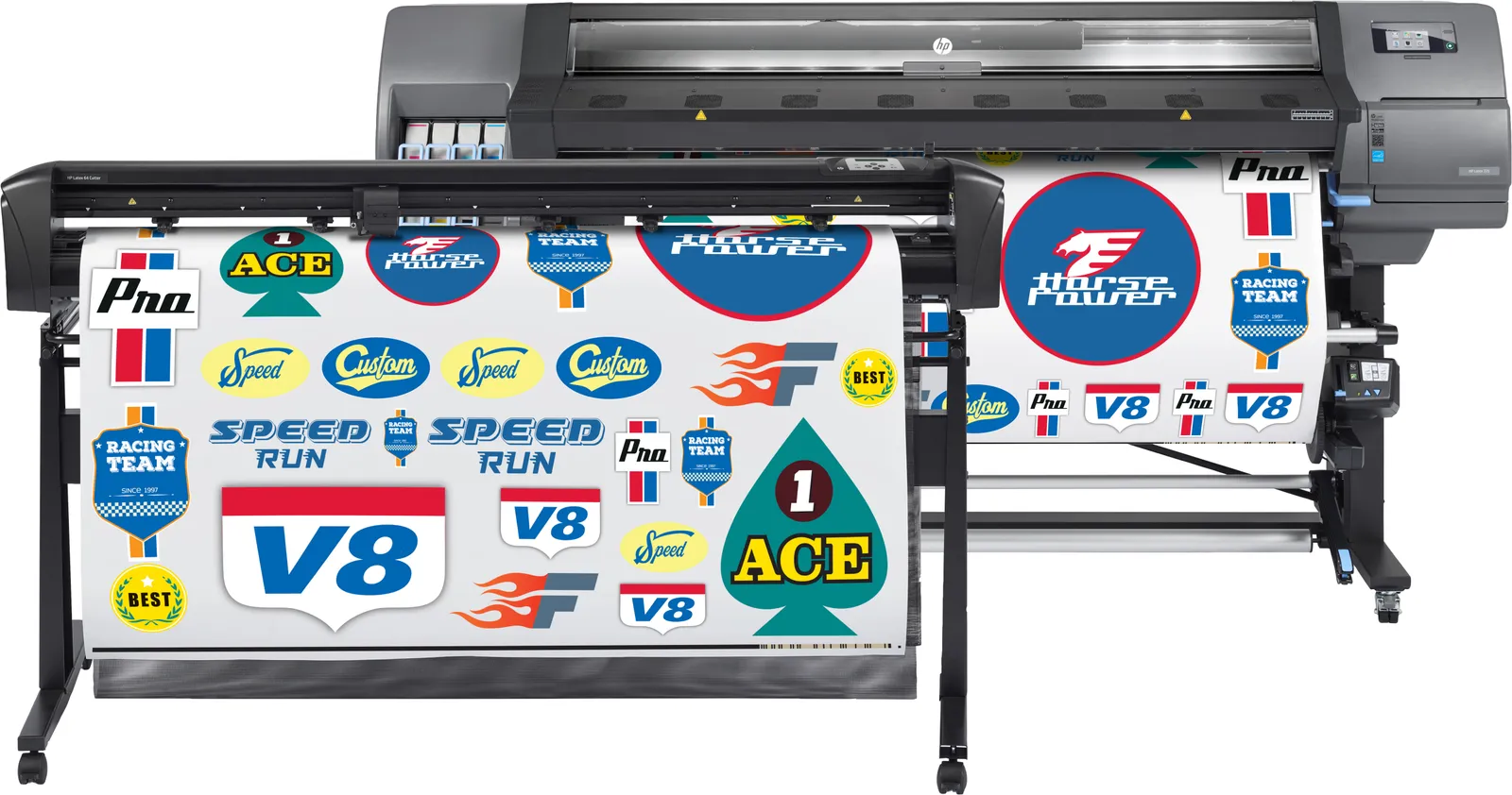 HP Latex 335 Print and Cut Solution large format printer