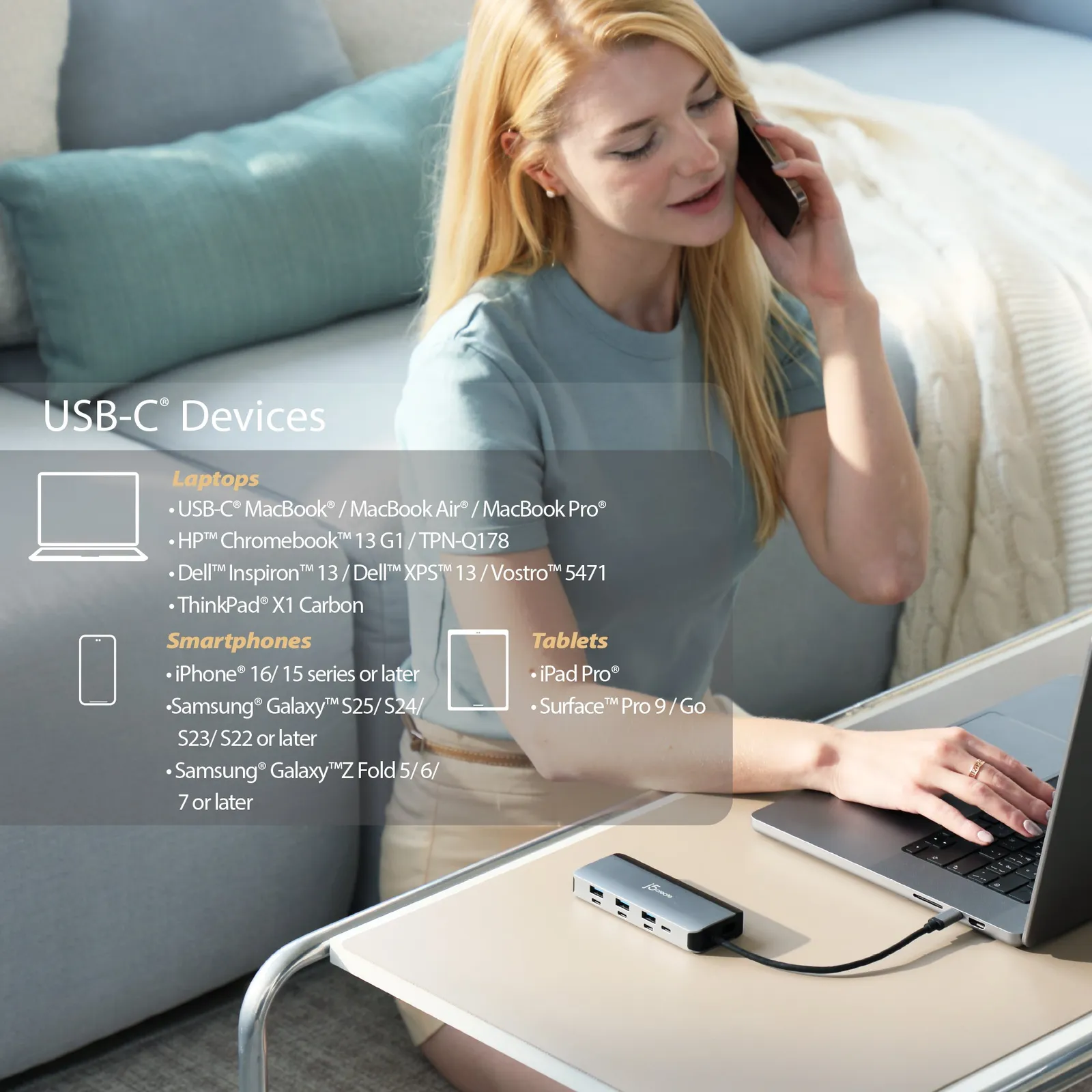 j5create JCD362 interface hub – slika 9