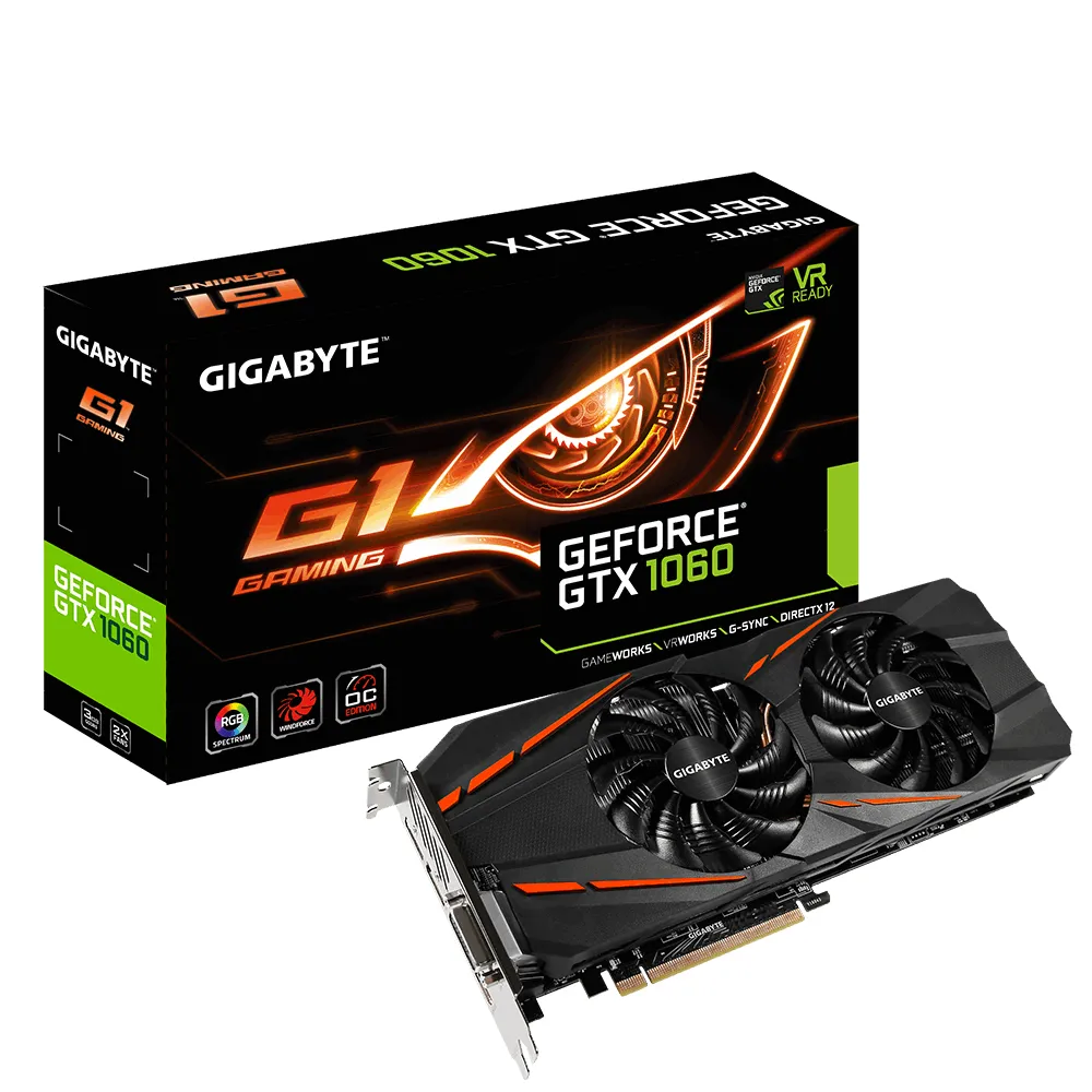 GIGABYTE GAMING GeForce GTX 1060 G1 3G