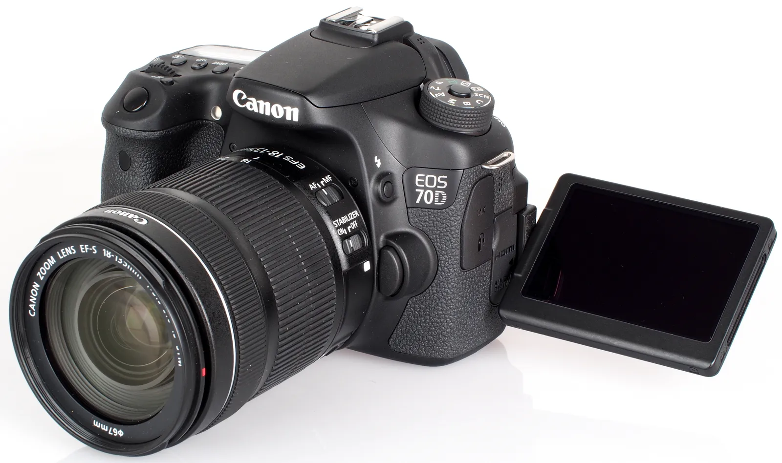 Canon EOS 70D + EF-S 18-135mm + EF-S 55-250mm + 64GB SDHC – slika 4