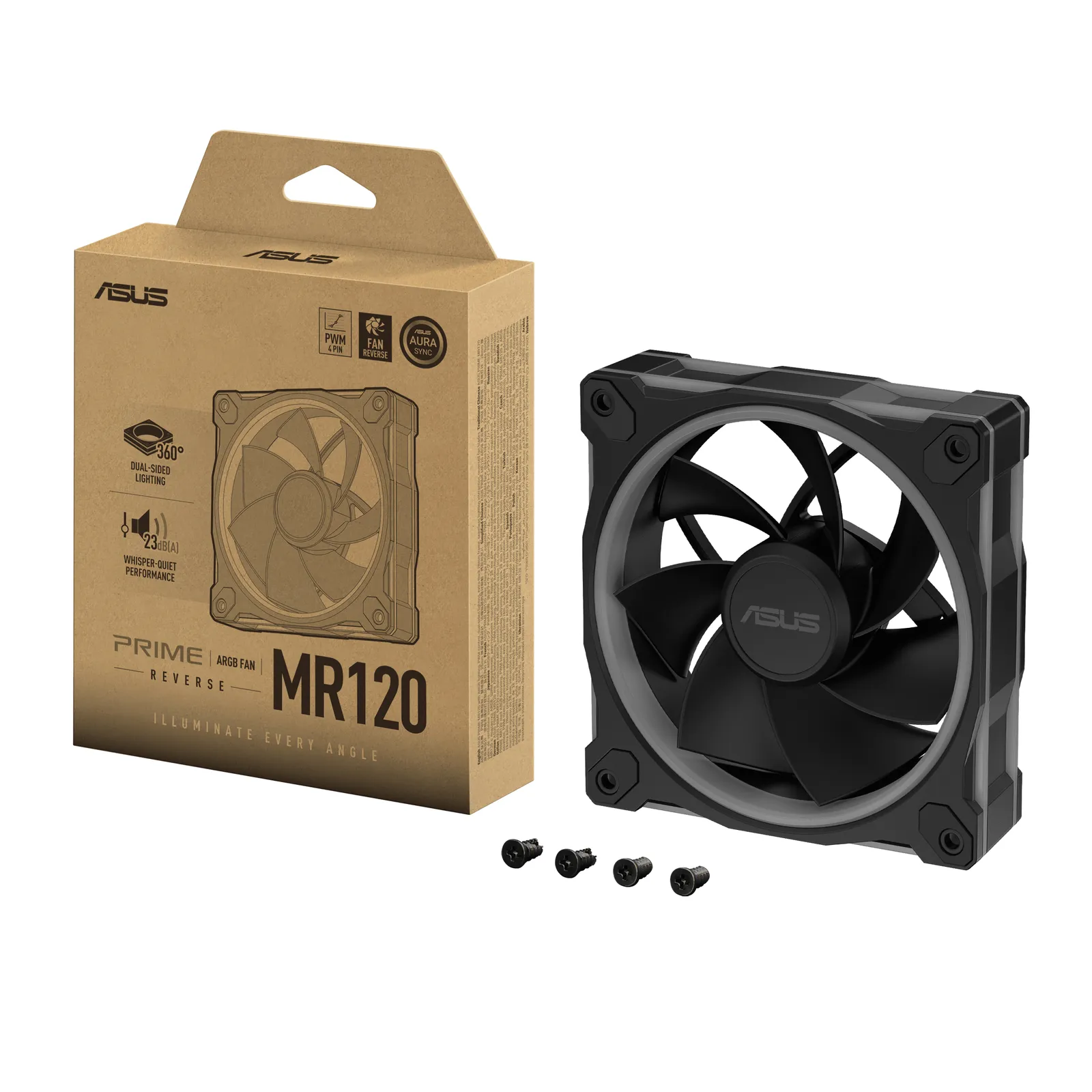 ASUS Prime MR120 ARGB Reverse Fan - Single Pack