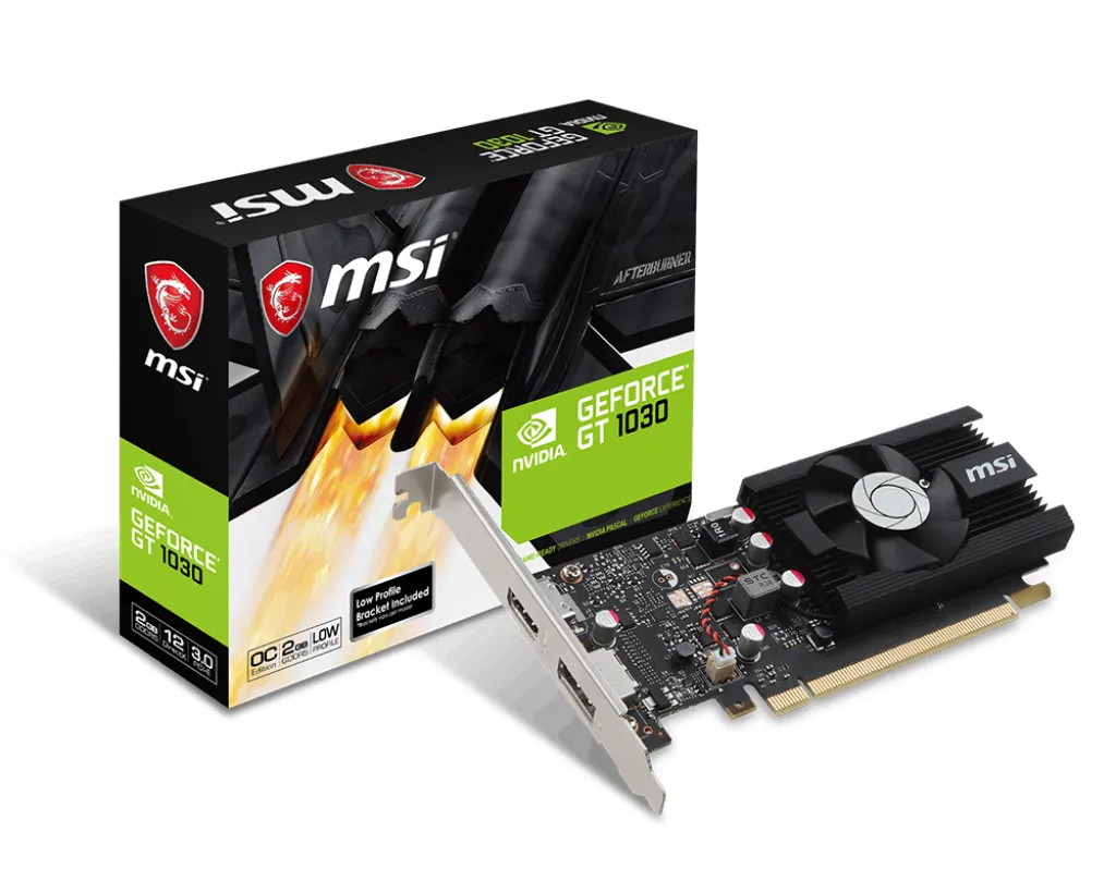 MSI 1030 2G LP OC graphics card
