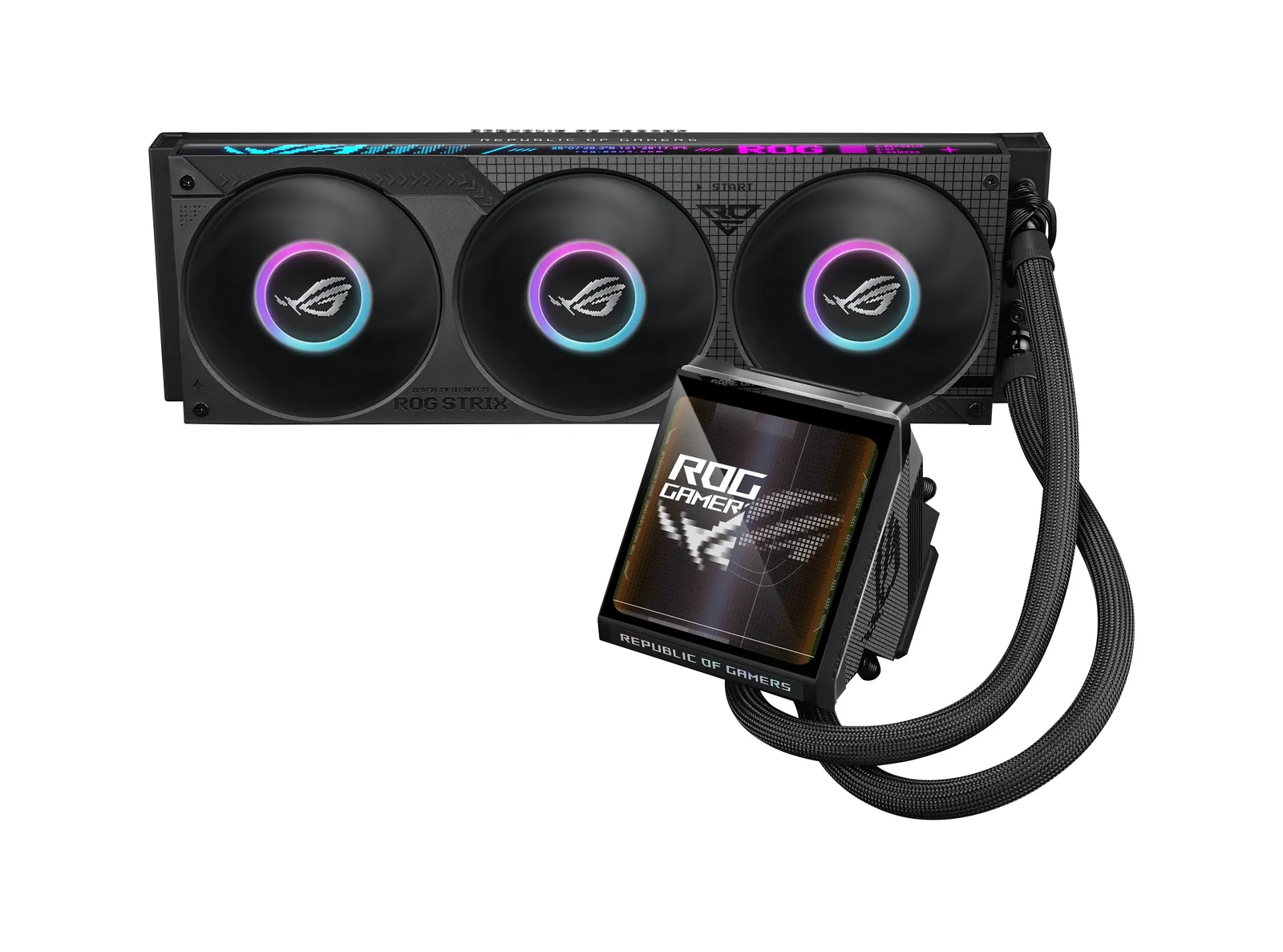 ASUS ROG Strix LC IV 360 ARGB LCD – slika 4