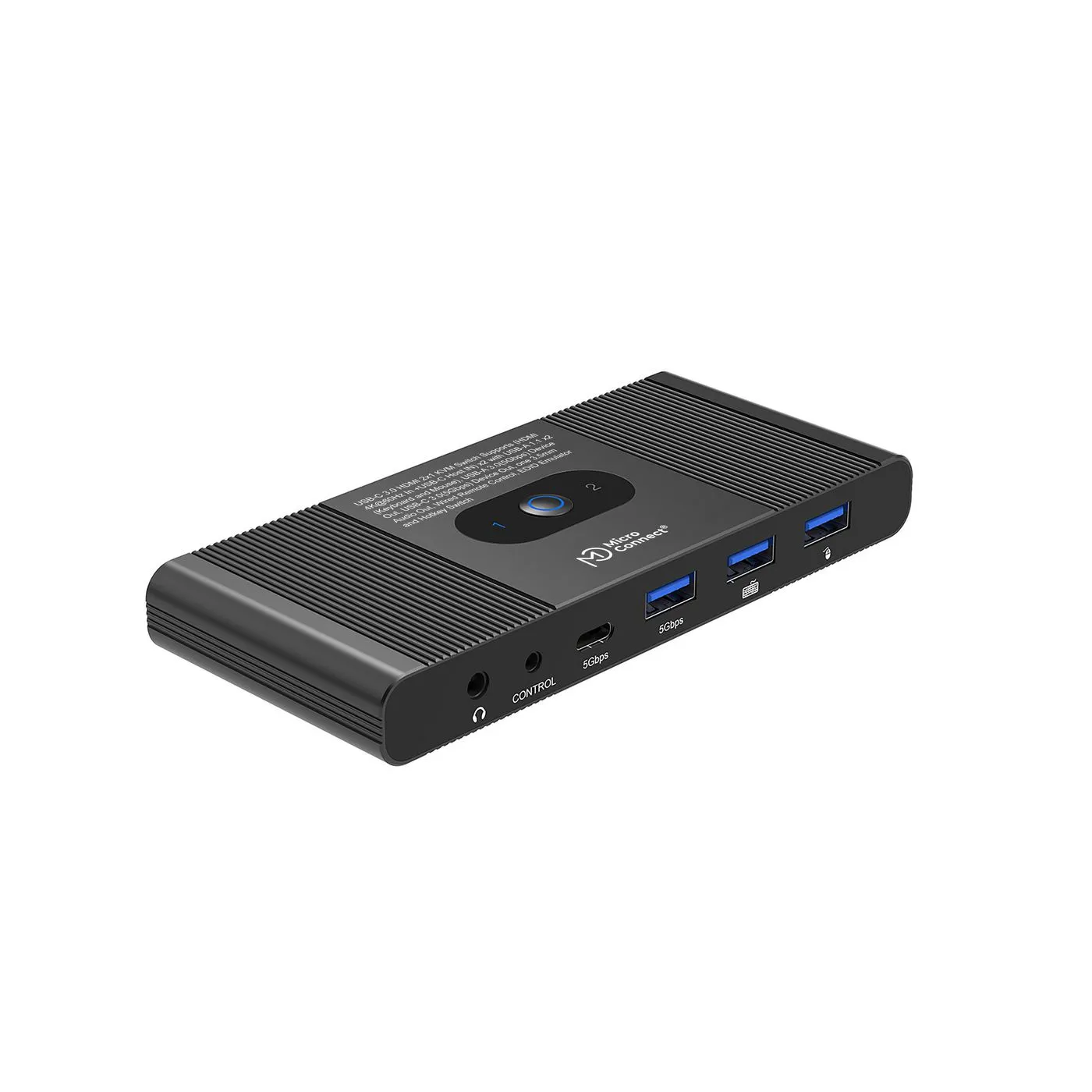 Microconnect HDMI & USB-C 2-Port KVM switch – slika 2