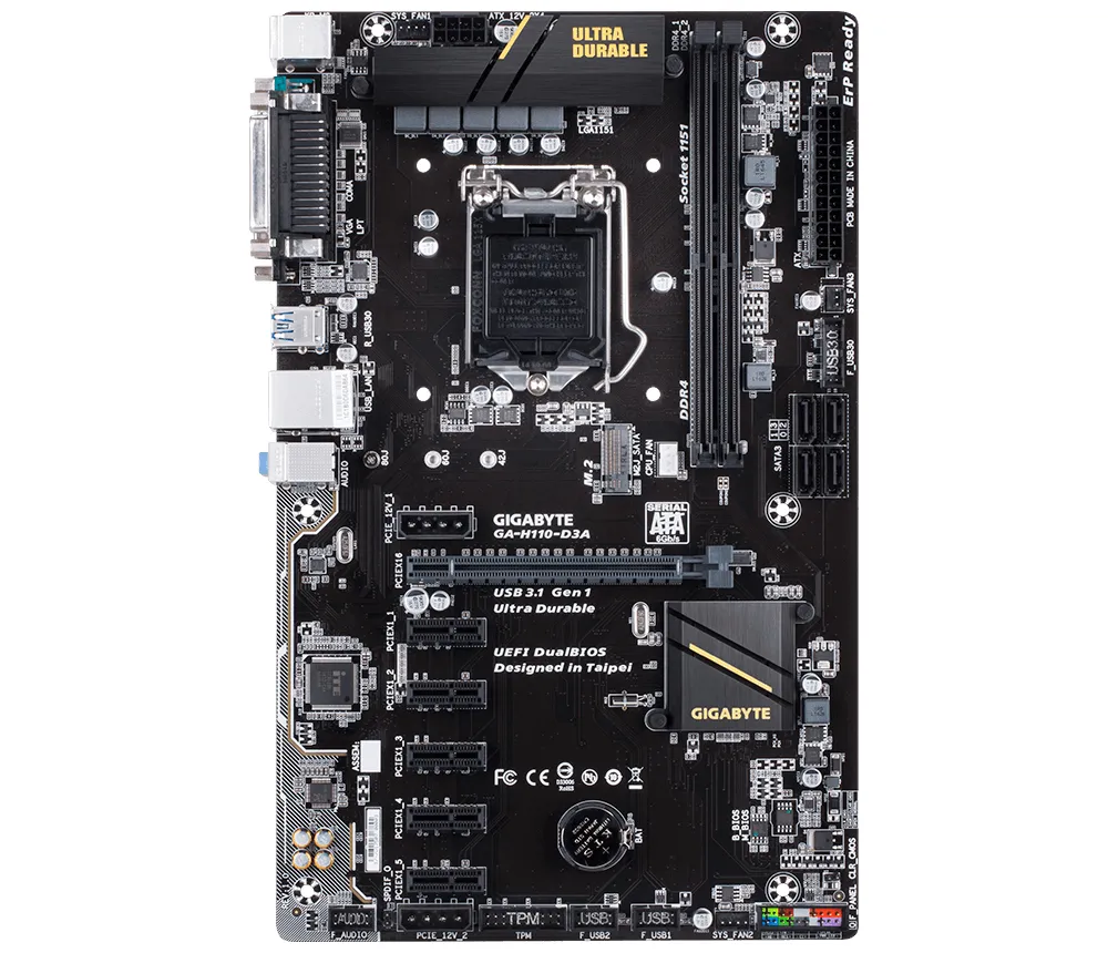 GIGABYTE H110-D3A – slika 4