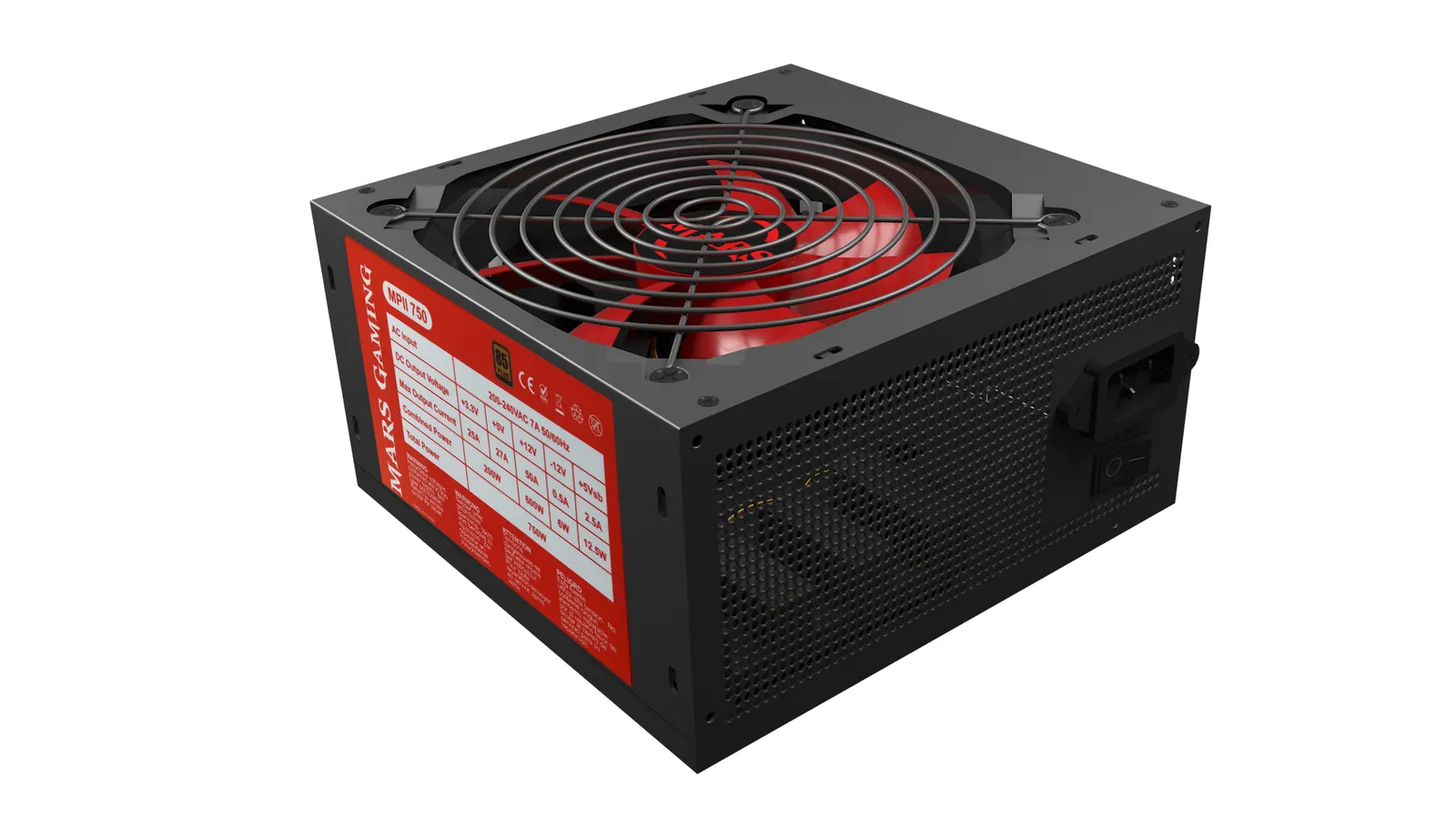 Mars Gaming MPII750 power supply unit – slika 4