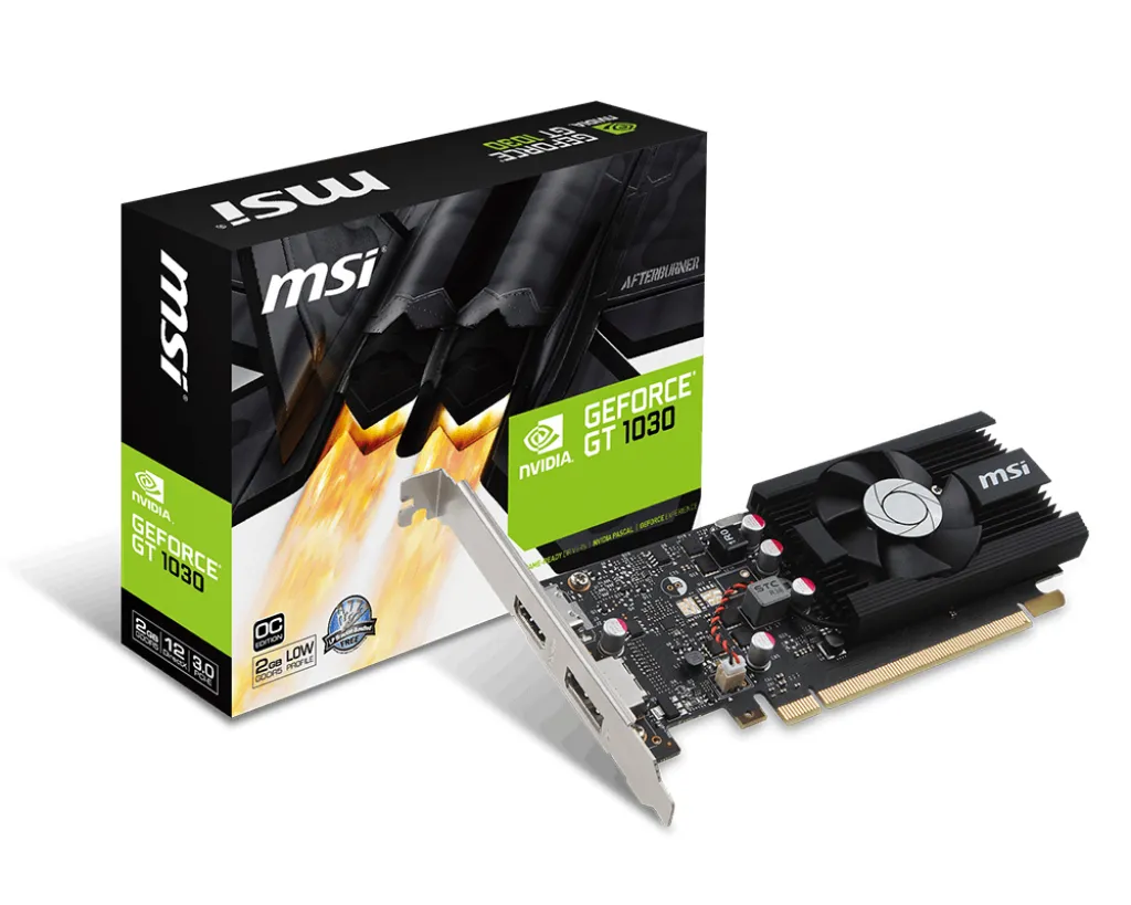 MSI GT 1030 2G LP OC graphics card – slika 5