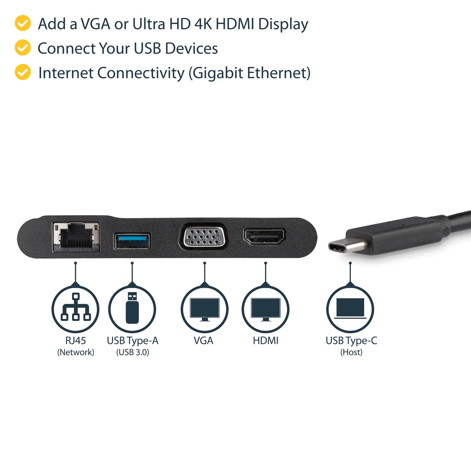 StarTech.com DKT30CHV laptop dock/port replicator – slika 10