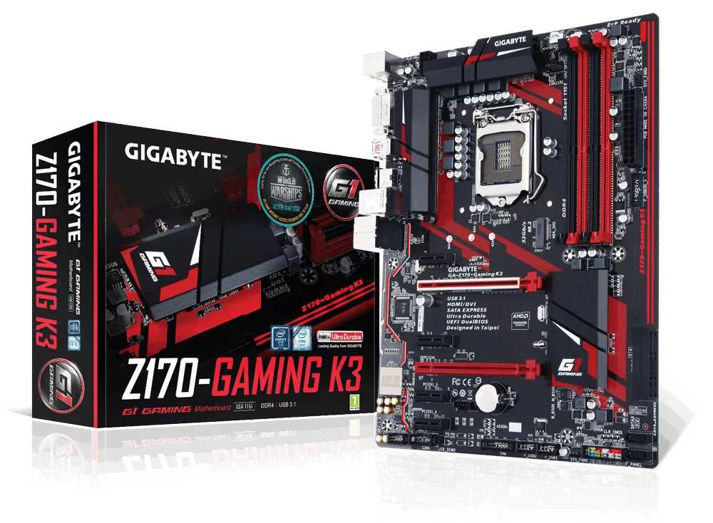 GIGABYTE GA-Z170-Gaming K3-EU (rev. 1.0)