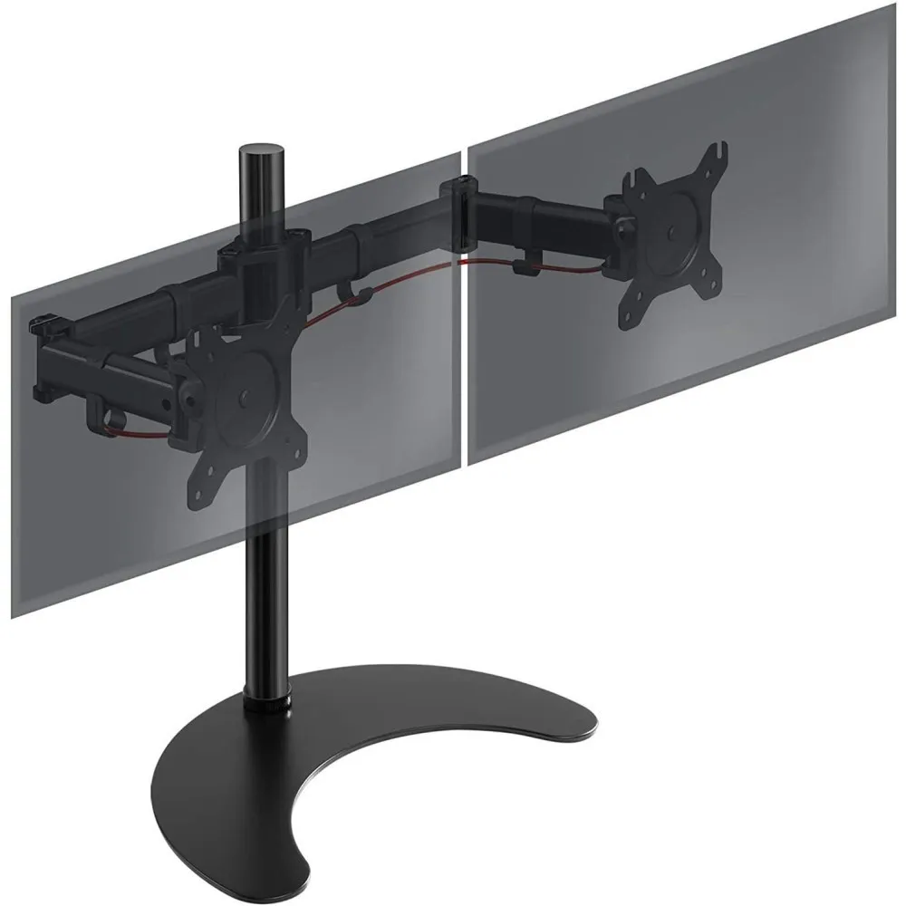 Techly Desk Stand for 2 Monitor 13-27" with Base h.400m ICA-LCD 3410 – slika 4