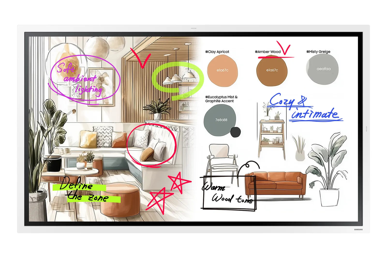 Samsung WM55FX interactive whiteboard
