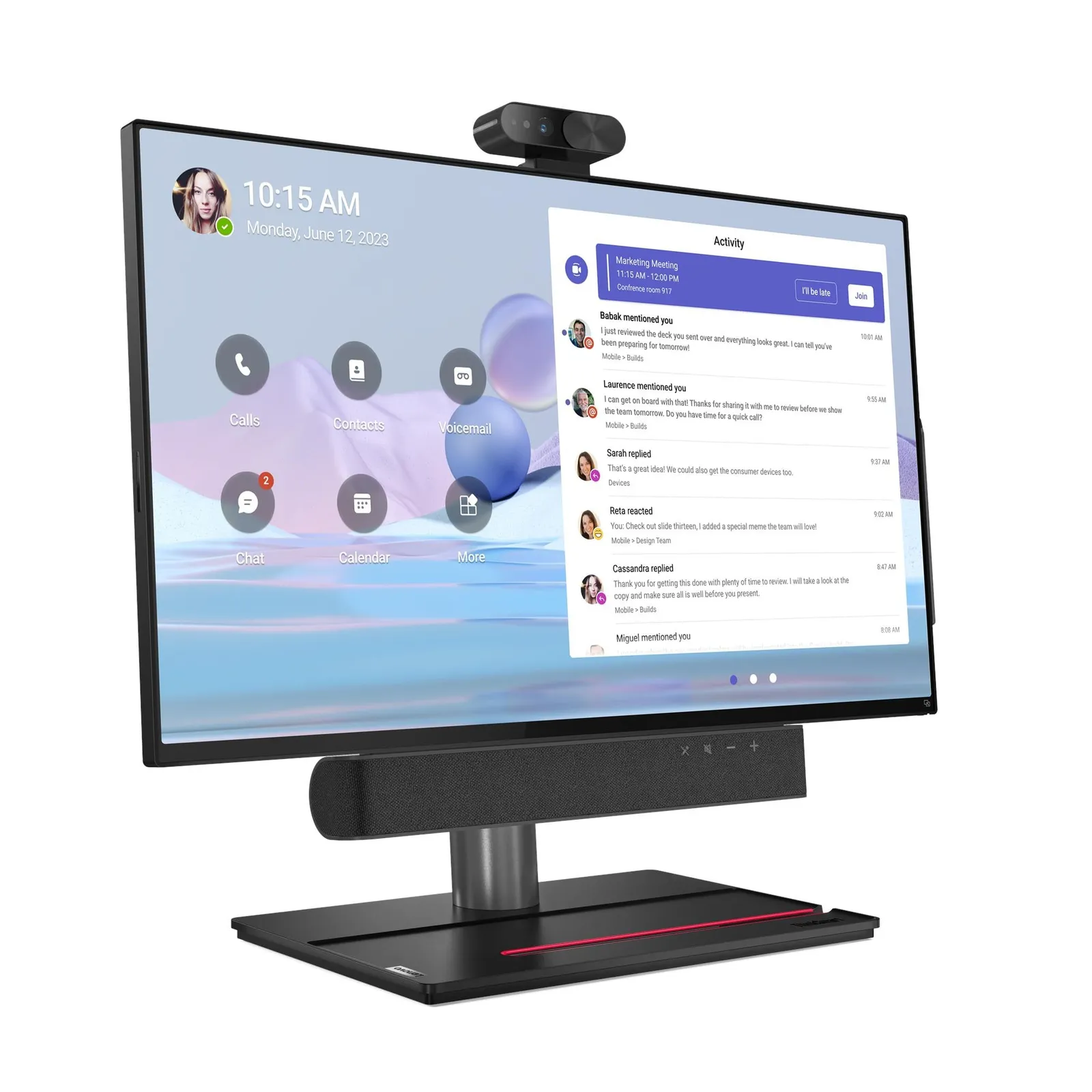 Lenovo ThinkSmart View Plus video conferencing system