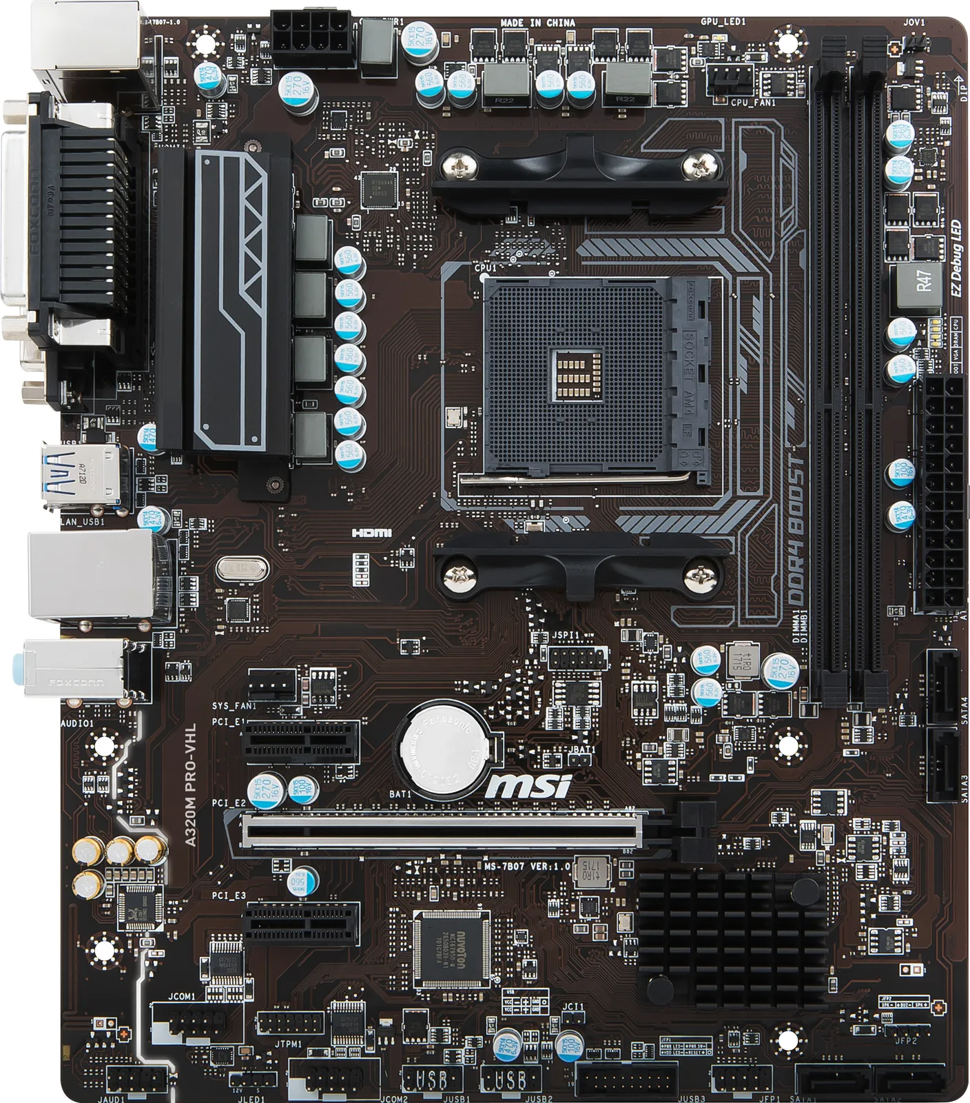 MSI A320M PRO-VHL motherboard – slika 2