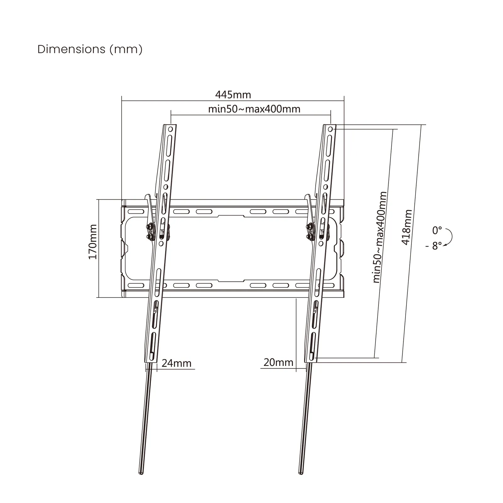Ewent EW1507 TV mount/stand – slika 8