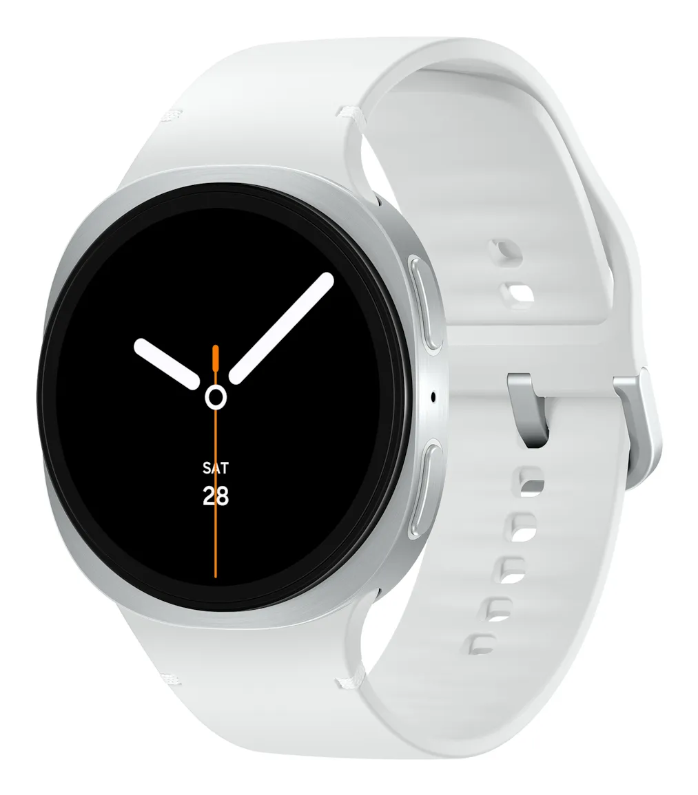 Samsung Galaxy Watch8 Galaxy Watch 8, LTE + Bluetooth, 44mm, Sport Band, White, S/M + Hybrid Band, White – slika 2