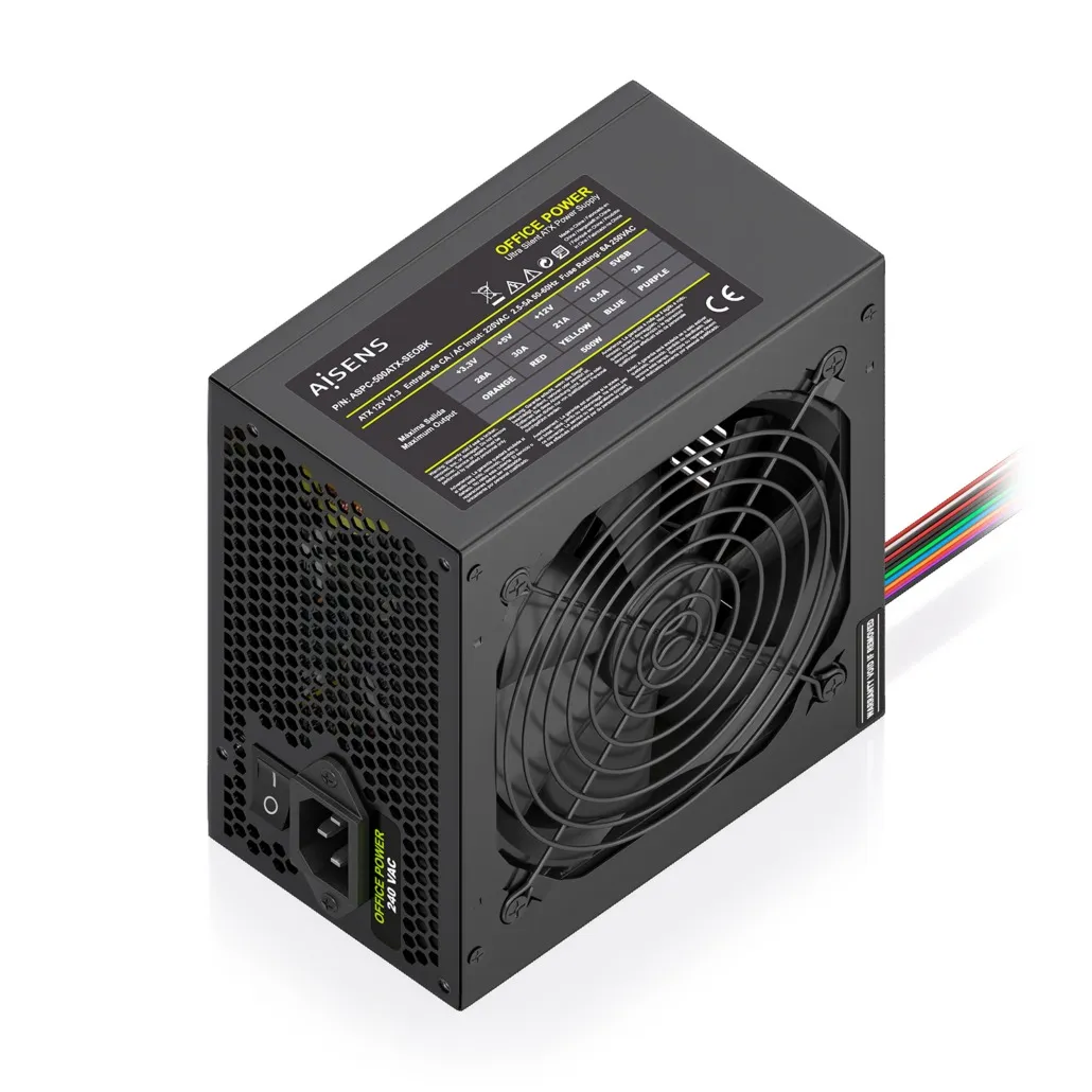 AISENS ASPC-500ATX-SEOBK power supply unit