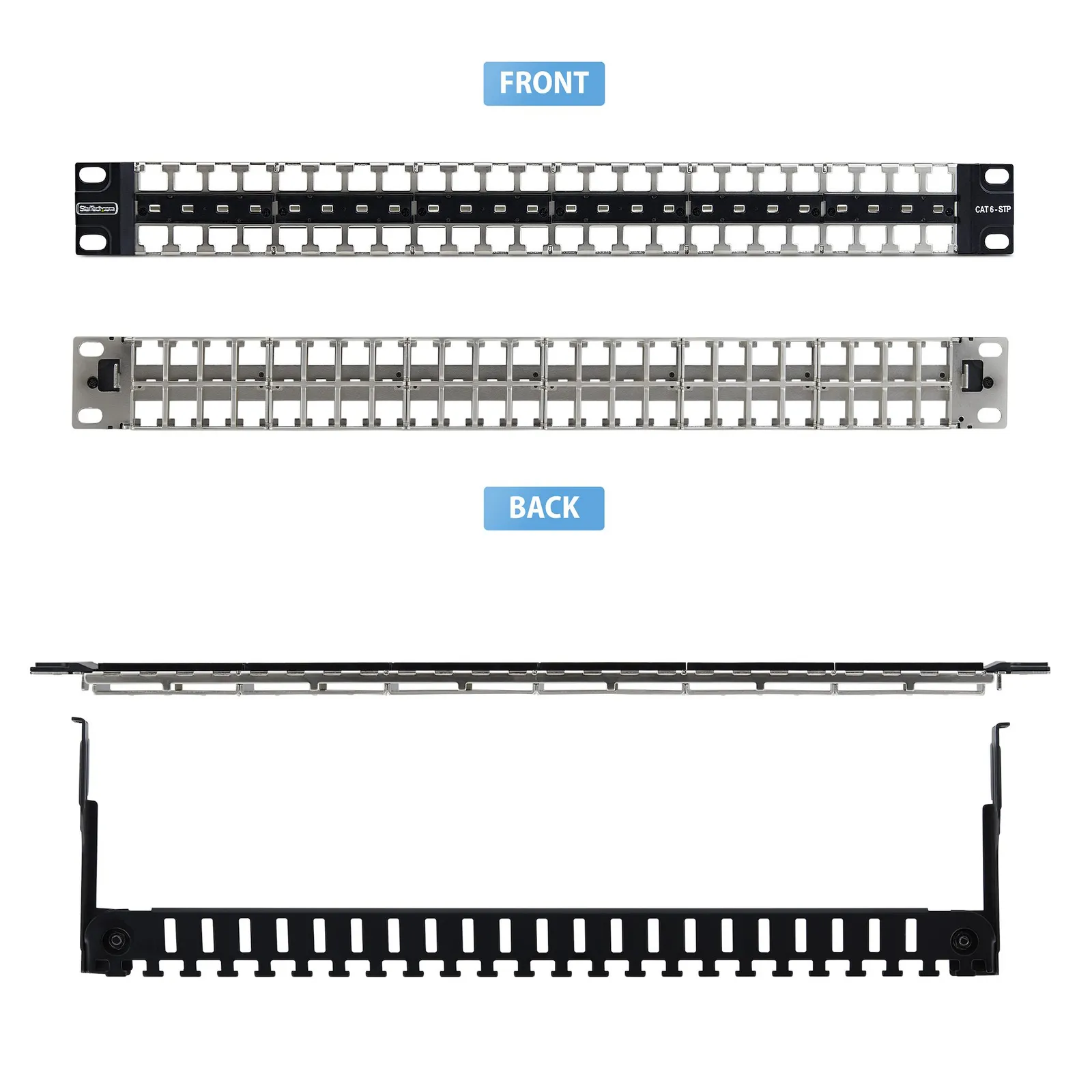 StarTech.com C6PANELSTP481UCM patch panel – slika 2
