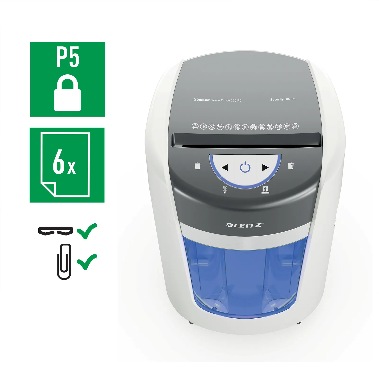 Leitz IQ OptiMax Home Office 225 paper shredder – slika 13