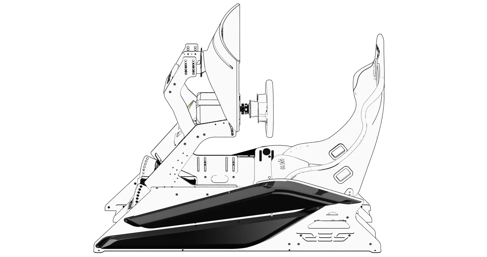 Res-Tech AC ALL 01 0G flight/racing simulator accessory – slika 2