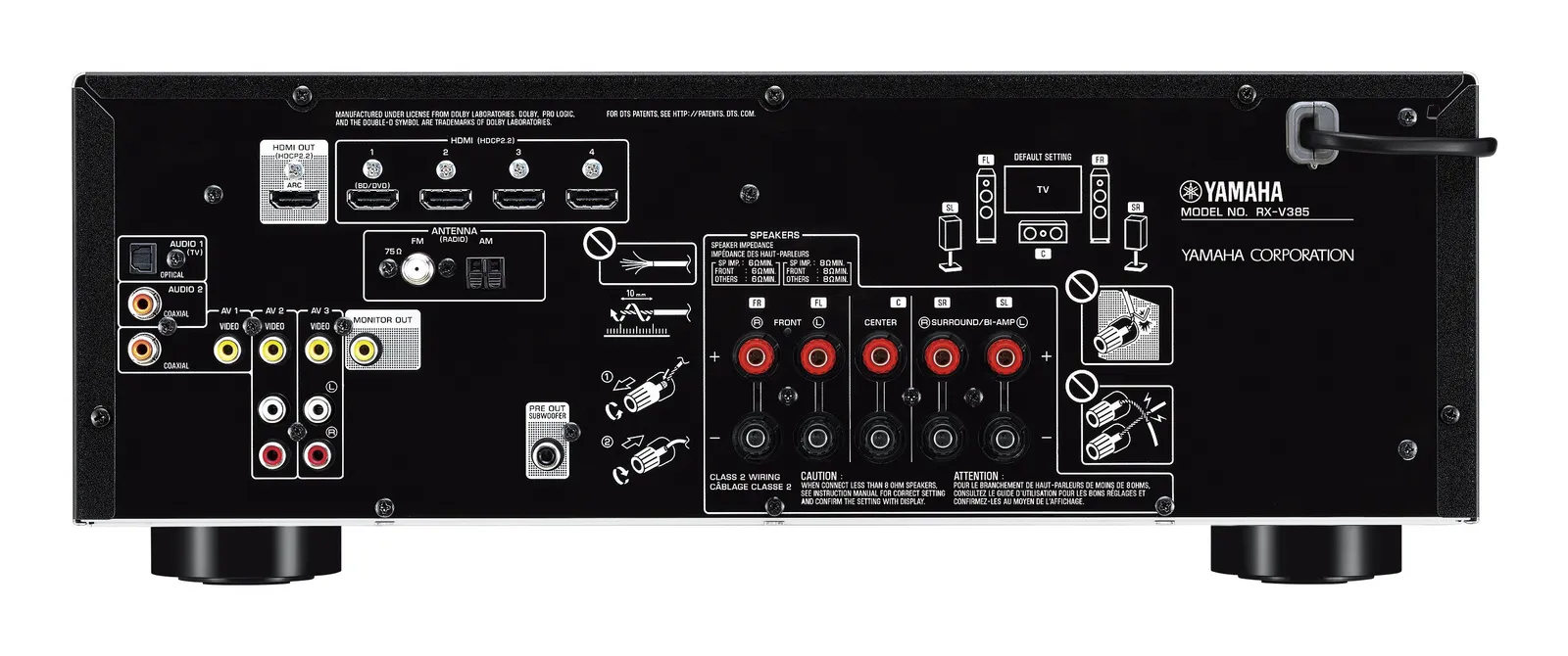 Yamaha YHT-4950U home cinema system – slika 4