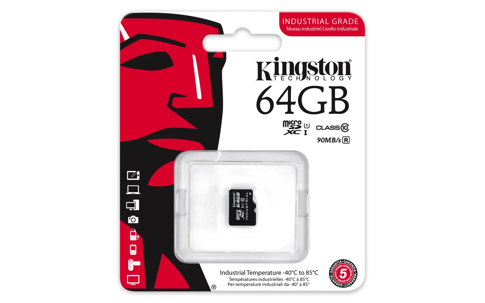 Kingston Technology Industrial Temperature microSD UHS-I 64GB – slika 5