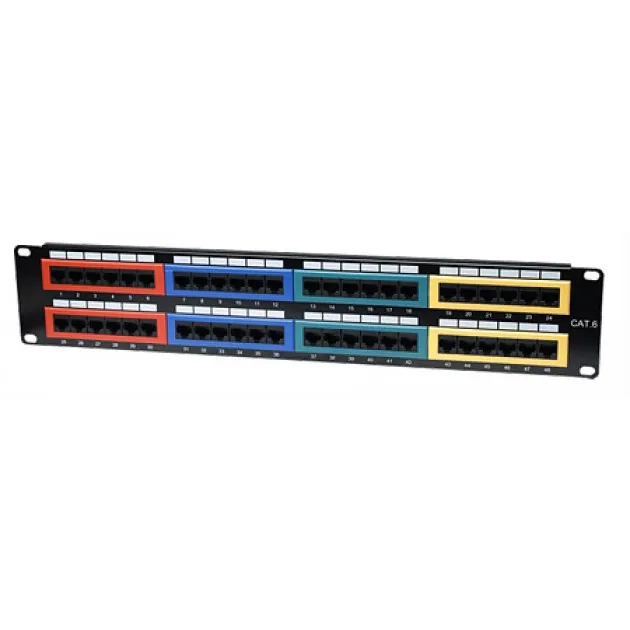 Techly I-PP 48-C6-CL patch panel