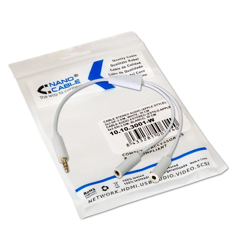 Nanocable 10.10.3001-W audio cable – slika 3