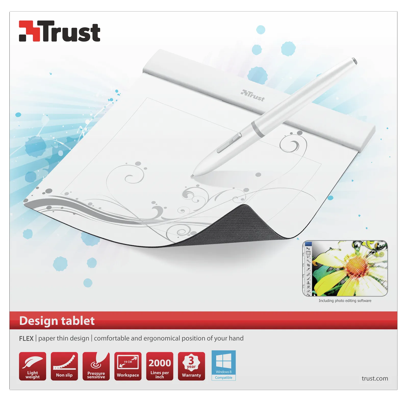 Trust Flex Design graphic tablet – slika 3
