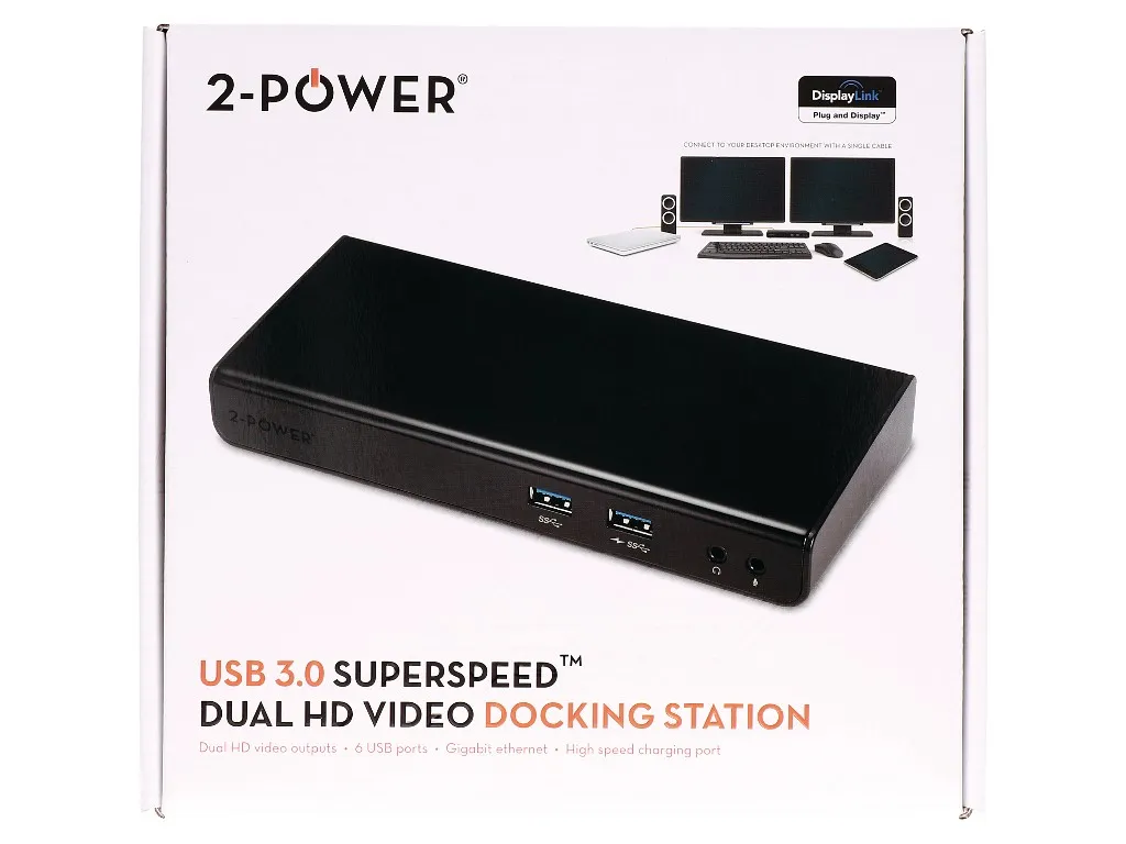 2-Power DOC0101A laptop dock/port replicator – slika 3