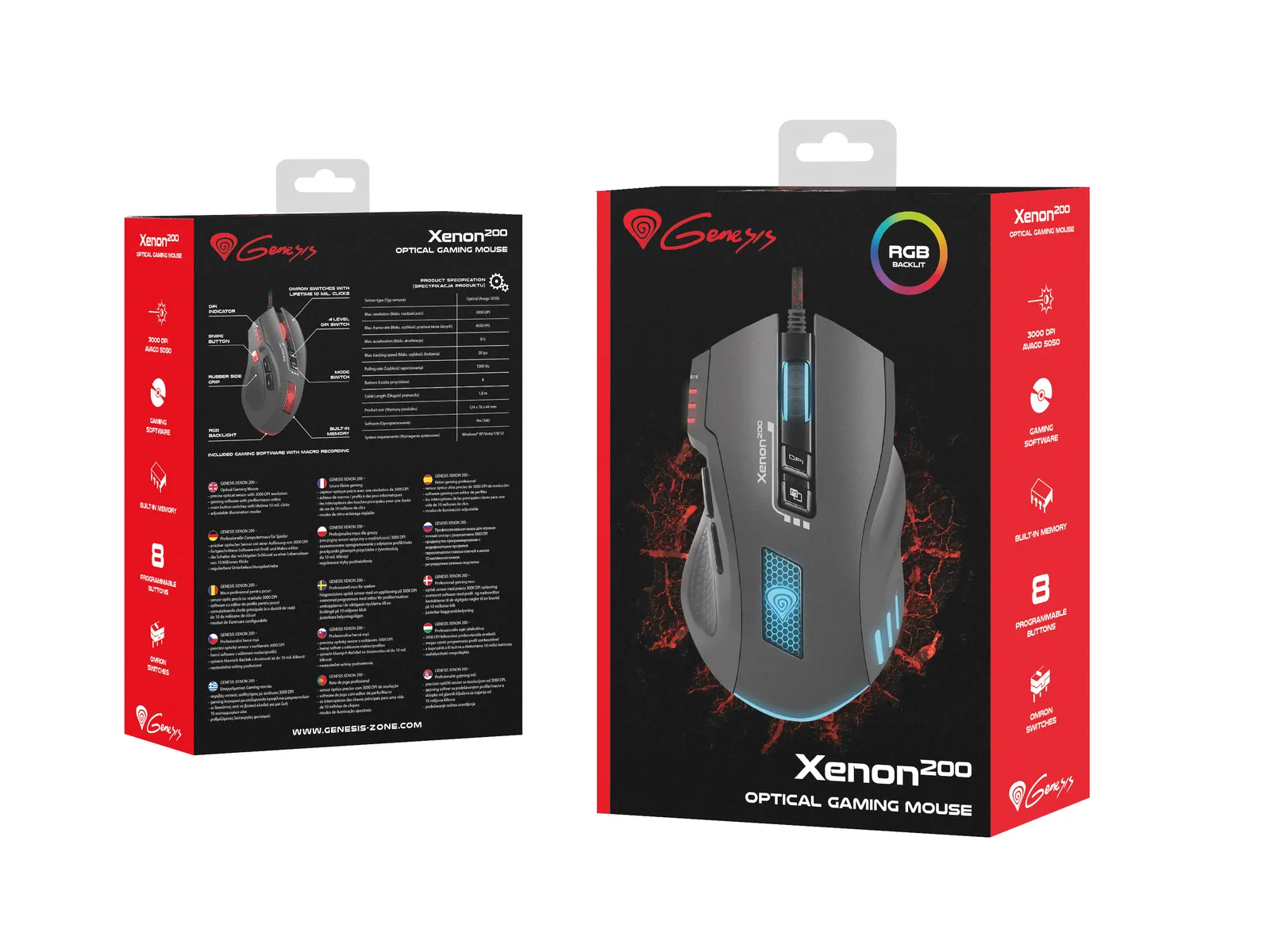 GENESIS Xenon 200 mouse – slika 4
